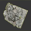 Rock Block Rock Block Rock Specimen Boulder Big Stone Block Rock Stratum Rock Stratum Rock Stratum Rock 3d model