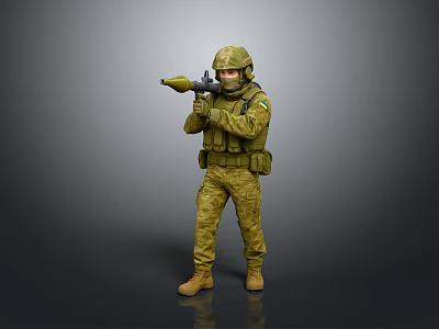Soldier uniform special soldier soldier soldier character game character game character realistic character cartoon character character handwork 3d model