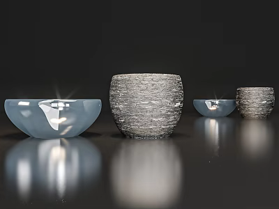 Modern Decorative Ornaments Vase Ornaments 3d model