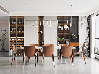 Modern Restaurant 3d model