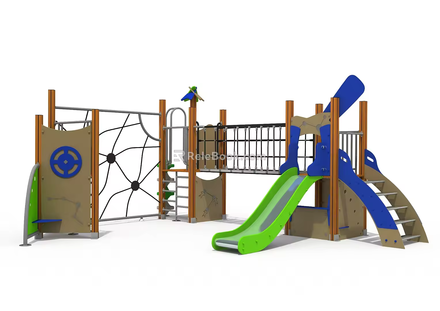Expand PE board slide combination 3d model