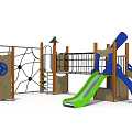 Expand PE board slide combination 3d model