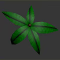 Artificial Tropical Palm Tree With Green Leaves And Brown Spiral Trunk