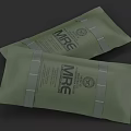 Green NRE Food Packaging Bags For Ready To Eat Meals With Labels