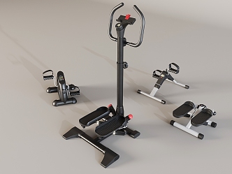 Stepping machine stepping machine silent in-situ mountaineering machine stepping machine sports fitness equipment 3d model