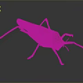 grasshopper insect cartoon locust animation locust anime locust anime game character 3d model
