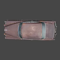 Rusty Vintage Classic Car With Old Exterior And Retro Design Features