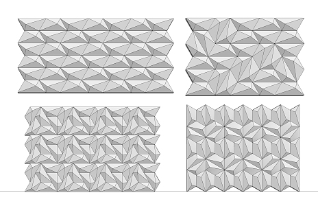 Modern Wall Panel Triangular Concave-Convex Wall Panel 3d model