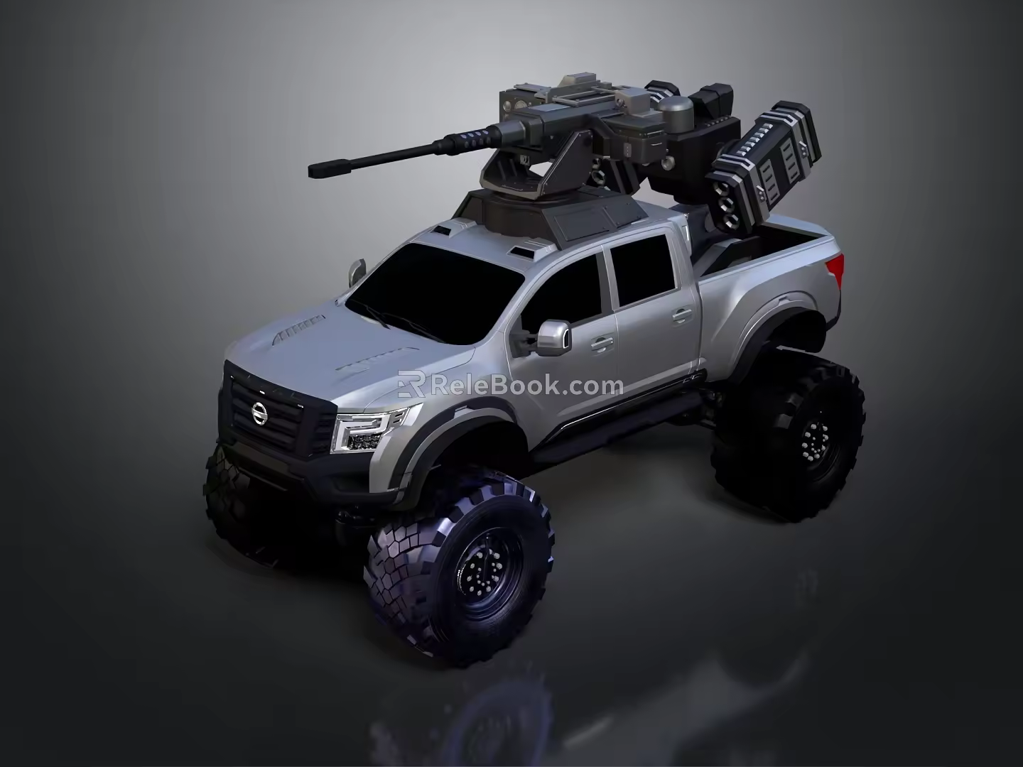 Self-made armed car modified car modified car chariot doomsday car self-made car self-made car modified car 3d model