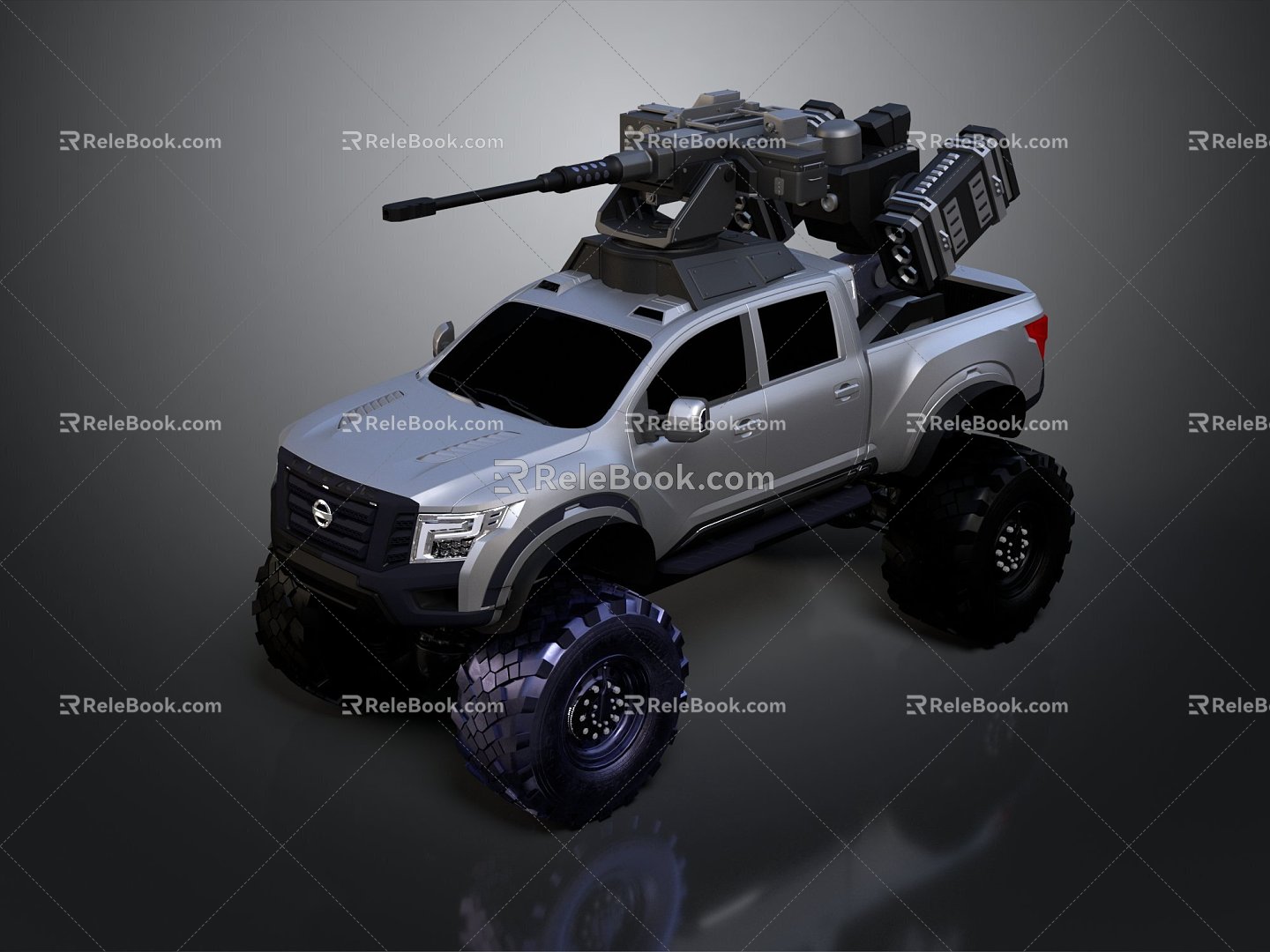 Self-made armed car modified car modified car chariot chariot doomsday car self-made car self-made car modified car 3d model