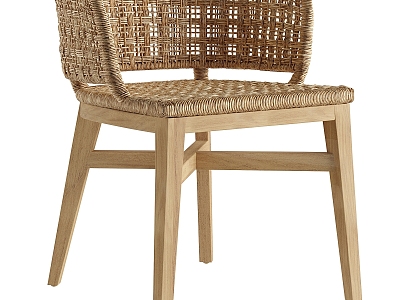 Single Chair Dining Chair Rattan Chair model