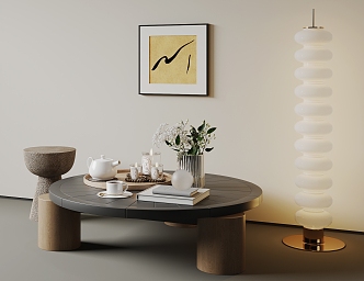 Modern Middle Ancient Style Tea Table Ornaments 3d model