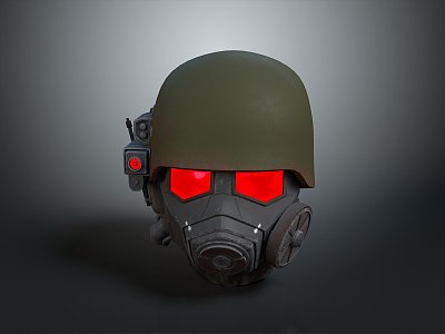 Sci-Fi Helmet Alien Helmet High Tech Helmet Game Helmet 3d model