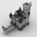 Lego Toys Castle Building House Villa Clone City Kingdom 3d model