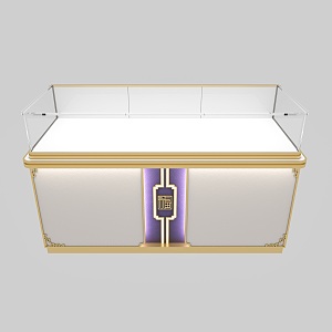 New Chinese Counter Display Cabinet Jewelry Cabinet 3d model