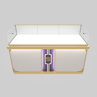 New Chinese Counter Display Cabinet Jewelry Cabinet 3d model