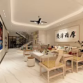 Modern Office Interior With Ornate Walls Green Wall Chandelier And Marble Tabletop