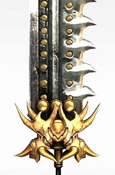 Ornate Metal Locker With Golden Decorations And Spiked Design Elements 3d model