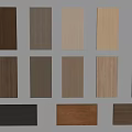 Variety Of Wooden Wall Panels In Different Tones