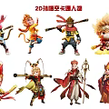 2D Sun Wukong Cartoon Character Pendants With Various Stylish Designs