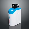 HydroTreat White And Blue Water Treatment Equipment With Black Control Panel