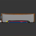 Organized Stationery Set With Colorful Pens Pencils Eraser Ruler And Pencil Cases