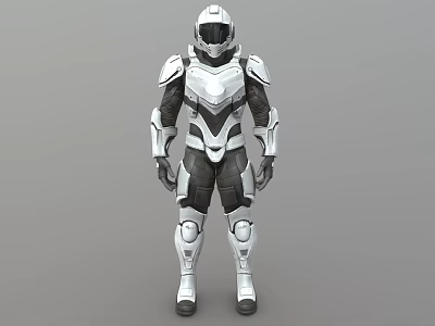 Imperial Soldier Imperial Guard Imperial Guard Armor Soldier Mechanical Fighter Iron Warrior Sci-fi Warrior Low Face Number Low Model Simple Model Movie and TV Level 3d model