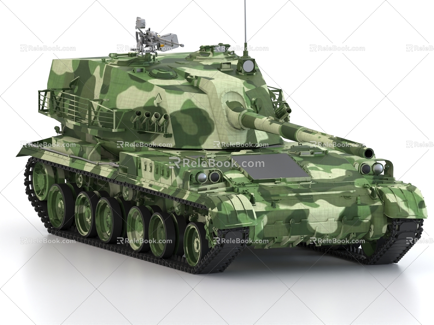 Type 89 Self-propelled Anti-tank Gun PTZ89 Tank Type 89 Tank Destroyer 3d model