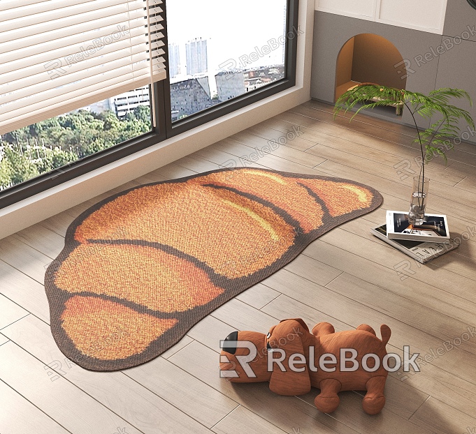 shaped carpet model