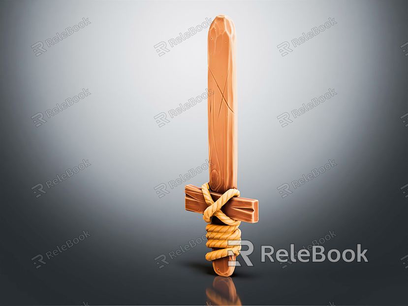 Modern Sword Wooden Sword Toy Sword model