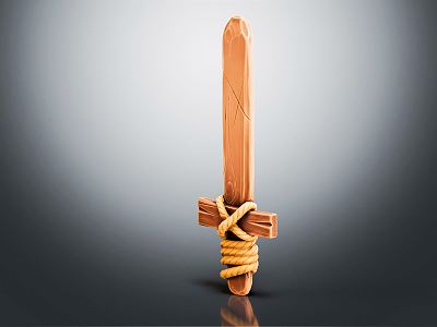 Modern Sword Wooden Sword Toy Sword model