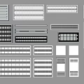 Assorted Designs Of Modern Grille Lights For Ceiling Lighting Applications