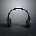 Black Over Ear Headphones With Stylish Sleek Design And Comfortable Padded Ear Cups
