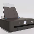 EPSON Modern Inkjet Printer With Open Paper Tray And Control Panel Design 3d model