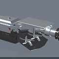 Industrial Tracked Boring Machine With Large Drill Head And Supporting Arms