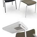 Modern Leisure Chair with Wooden Backrest and Sleek Metal Legs Design