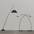 Modern Floor Lamp Fishing Lamp 3d model