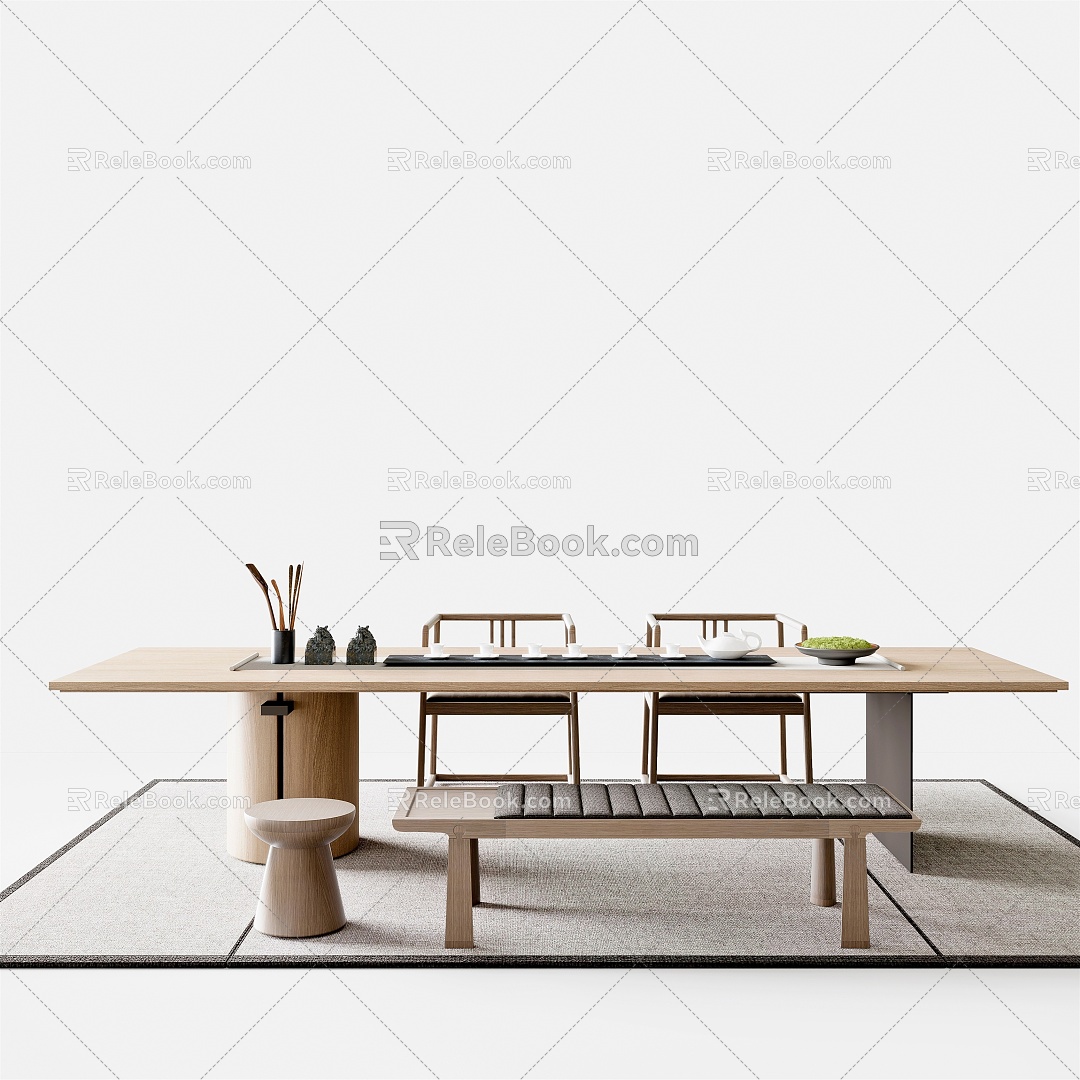 New Chinese Tea Table and Chair Combination model