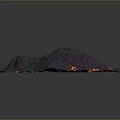 Lava Volcano Lava Volcanic Magma Sphere Geometry Sacred Geometry 3d model