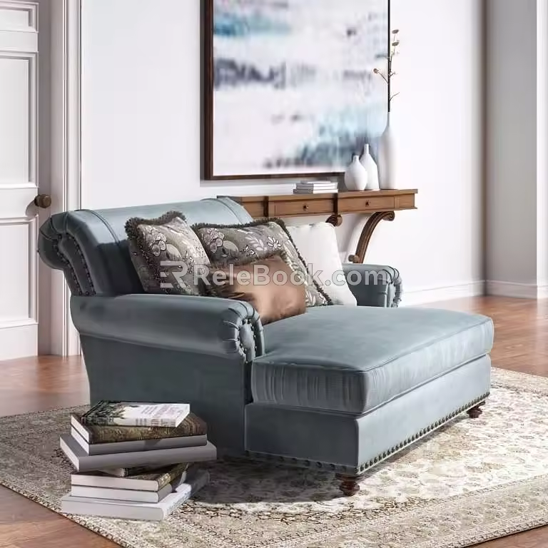 Single sofa 3d model