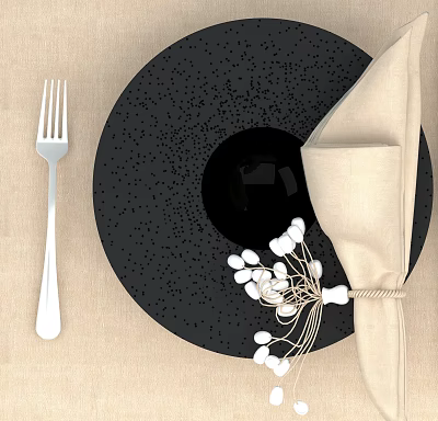 Modern Tableware Dinner Plate 3d model Modern Tableware Dinner Plate 3d model