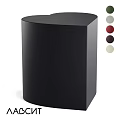 Stylish Modern Heart Shaped Black Dining Table With Multiple Color Options