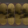 New Chinese Style Screen Partition 3d model