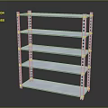 Industrial Equipment Heavy Duty Metal Shelving With Multiple Layers For Storage