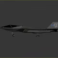 Blue Low Poly Style Aircraft Model With Streamlined Design Sharp Nose And Circular Wing Insignia 3d model