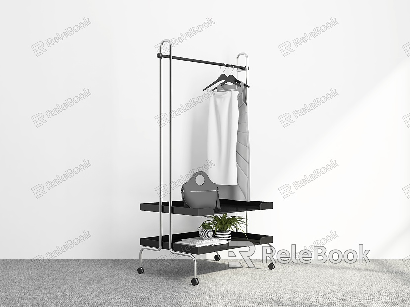 Hanger Floor-Standing Hanger Removable Hanger Coat Rack Storage Hanger Hanger Storage Rack Hanger model