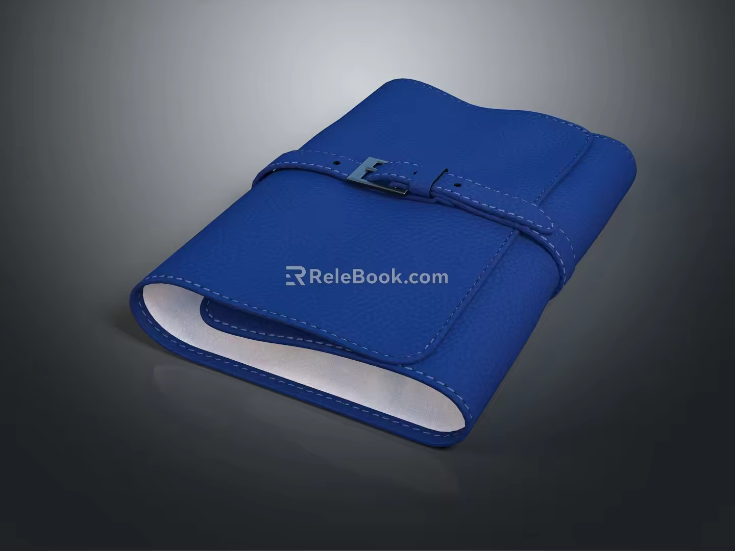 Modern Notebook Smoke Pipe Bag Book 3d model