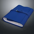Modern Notebook Smoke Pipe Bag Book 3d model