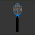 Household Electric Mosquito Swatter With Blue Frame And Black Handle Design