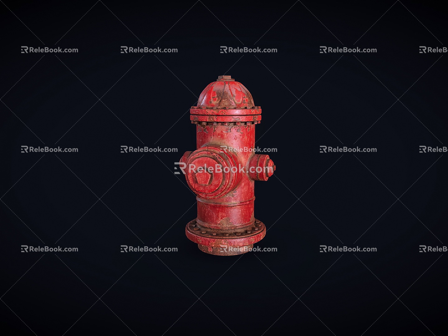 Old fire hydrant 3d model